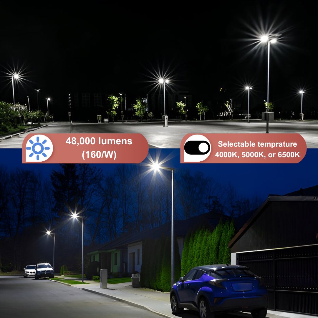 300W Street Light Temprature
