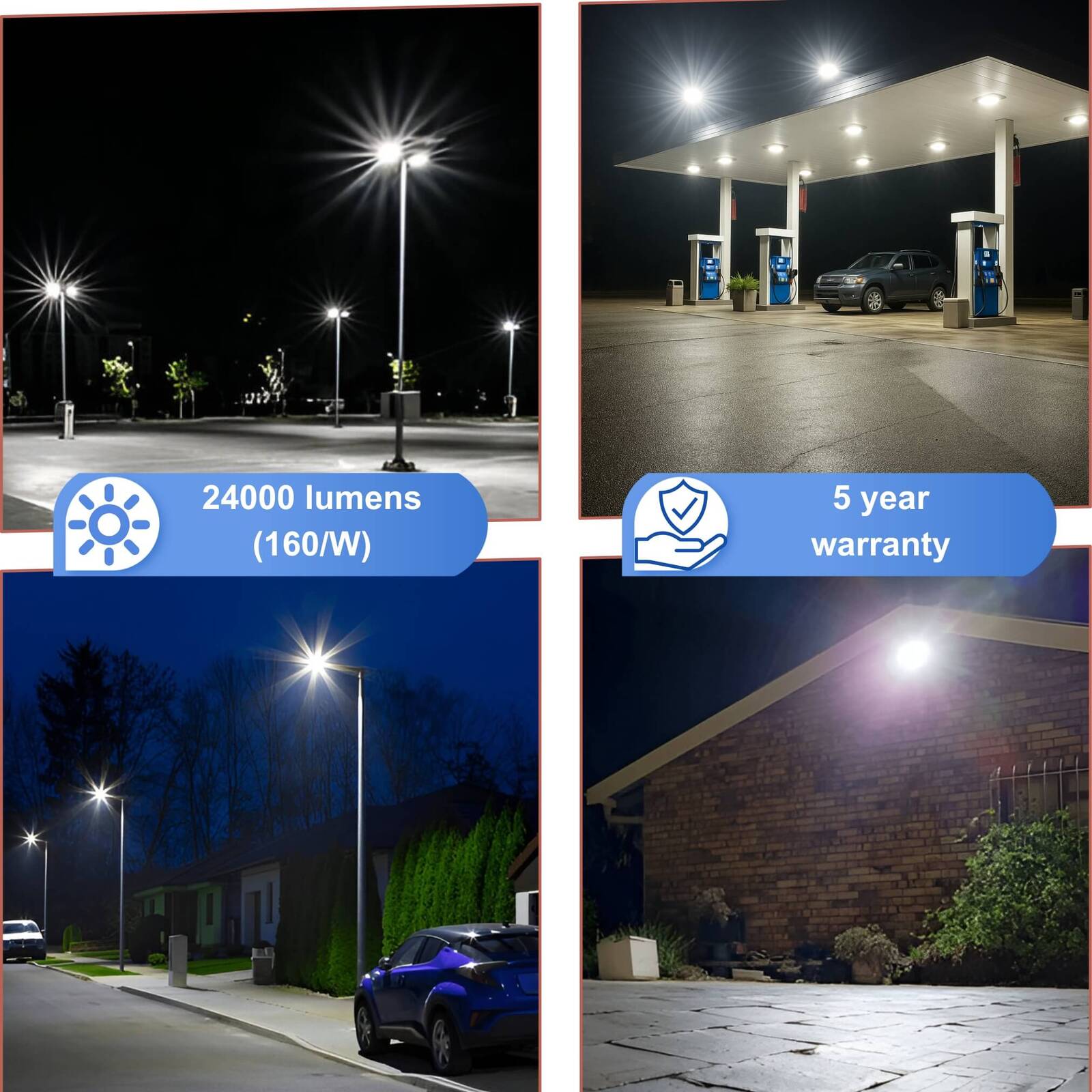 150W Street Parking Light-Uses