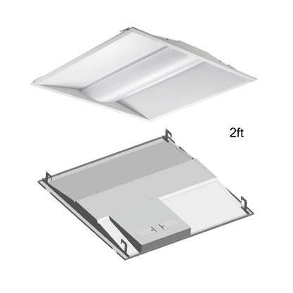 2x2 LED CCT troffer panel 4 pack office ceiling light Supreme Tech USA