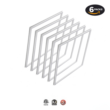 LED edge lit panel light 6 pack 2x2 2x4 office T-bar ceiling Supreme Tech USA