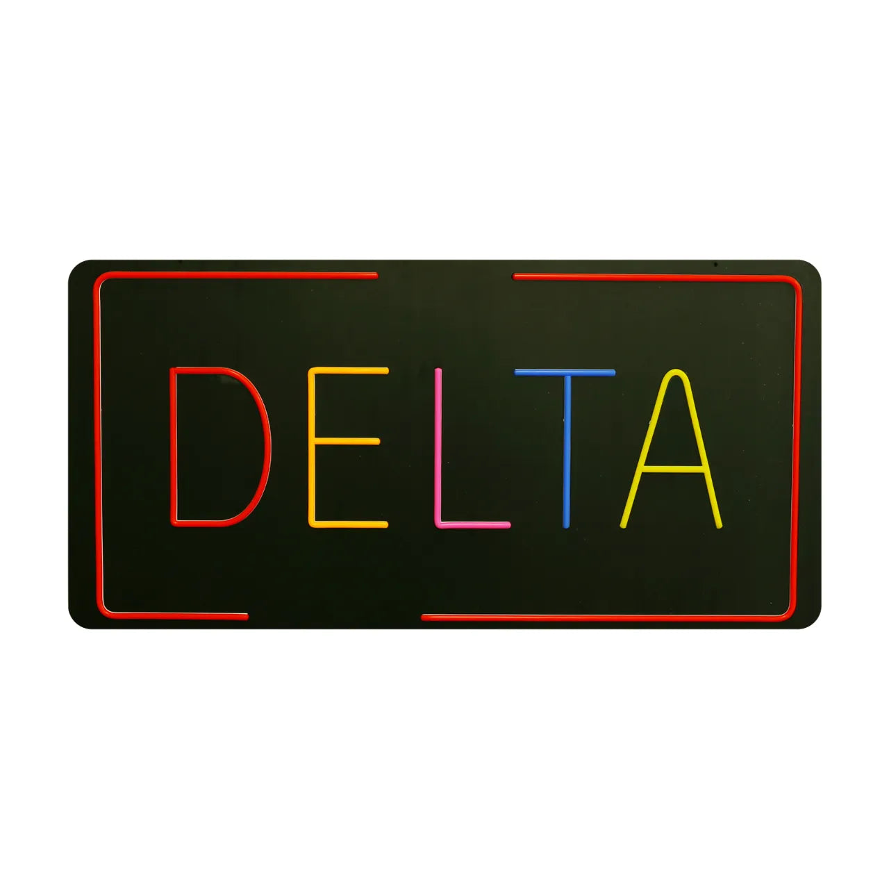 LED neon sign DELTA dispensary wellness shop Supreme Tech USA