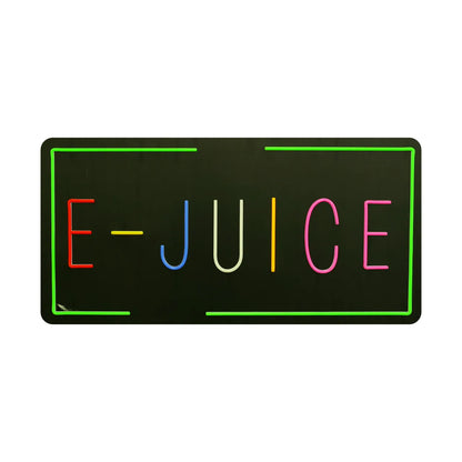 LED neon sign E-JUICE vape shop e-liquid store Supreme Tech USA