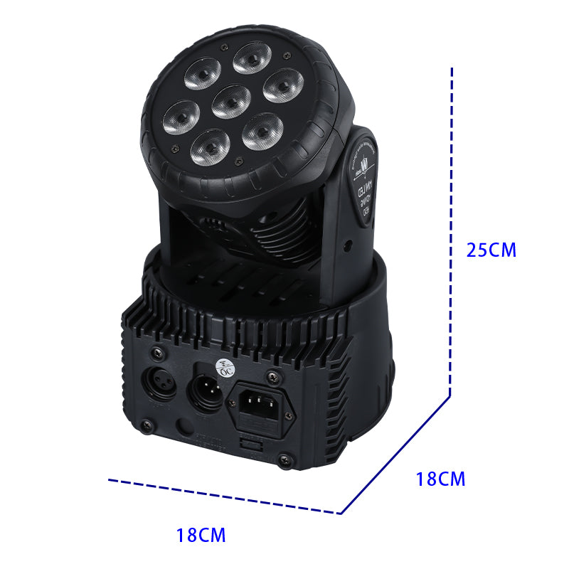 7 chip moving head