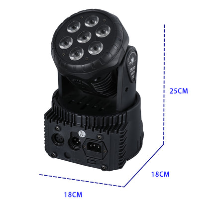 7 chip moving head